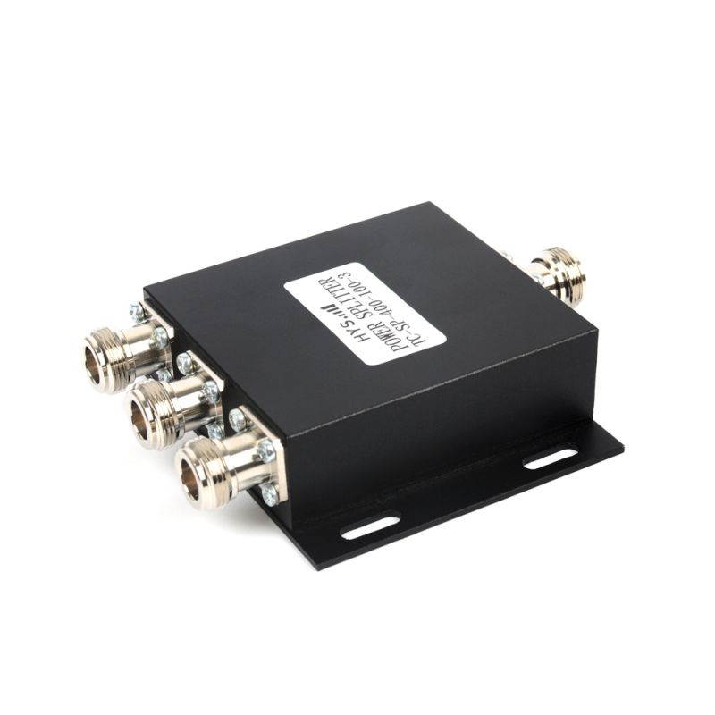 3 Way UHF 400-500MHz Antenna Power Splitter 50W Two Way Radio Repeater Power Divider with N Female connectors