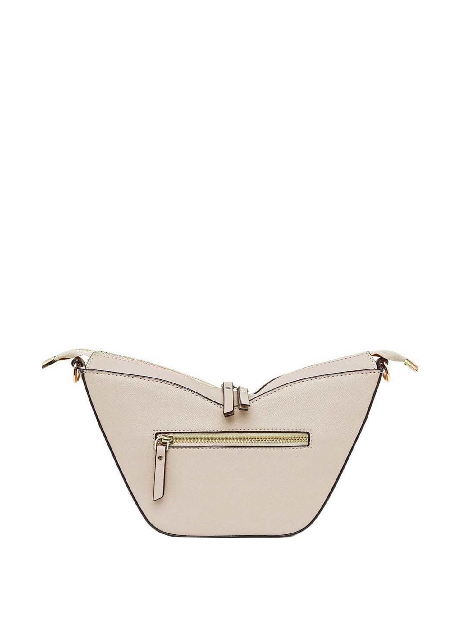 KLEIO Cream Solid Small Sling Handbag