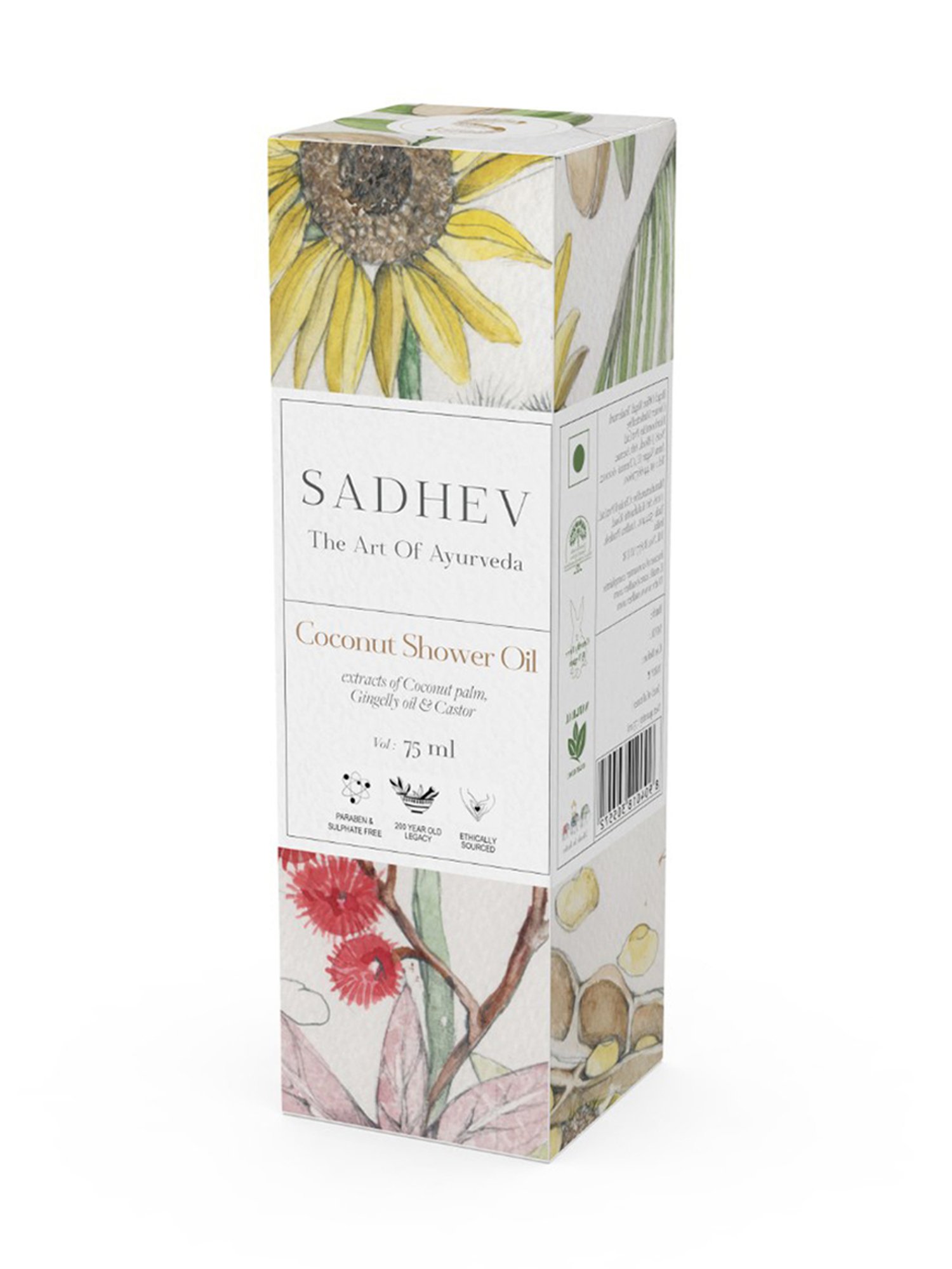 SADHEV The Art Of Ayurveda Coconut Shower Oil - 75 ml