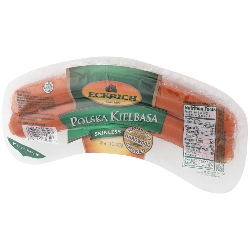 Eckrich Skinless Polska Kielbasa - 14oz