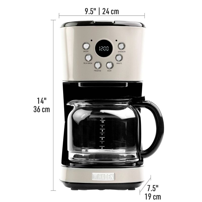 Haden 12-Cup Drip Coffee Maker - 75028