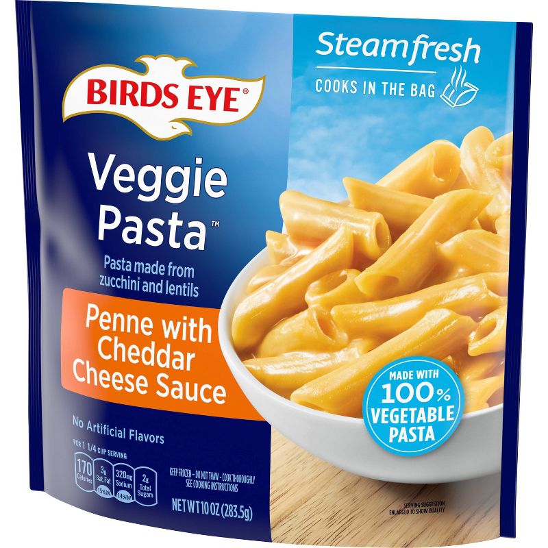 Birds Eye Veggie Pasta Frozen Zucchini Lentil Penne with Cheddar Sauce - 10oz