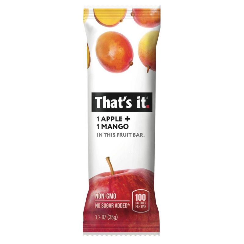 That's it. Apples & Mangoes Flavored Fruit Bars 5ct / 1.2oz