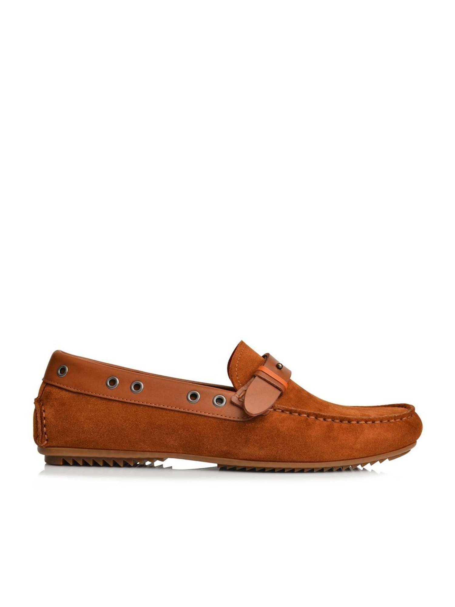 Language Shoes Men's Reggie Driver Tan Loafers
