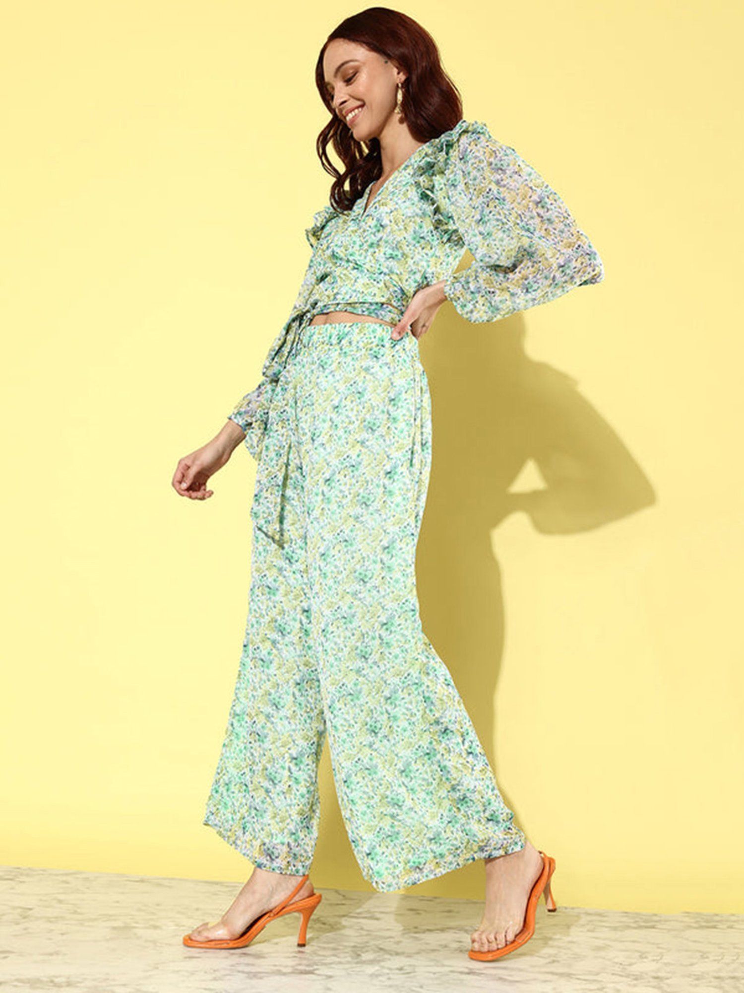 Belle Fille Black Floral Print Jumpsuit