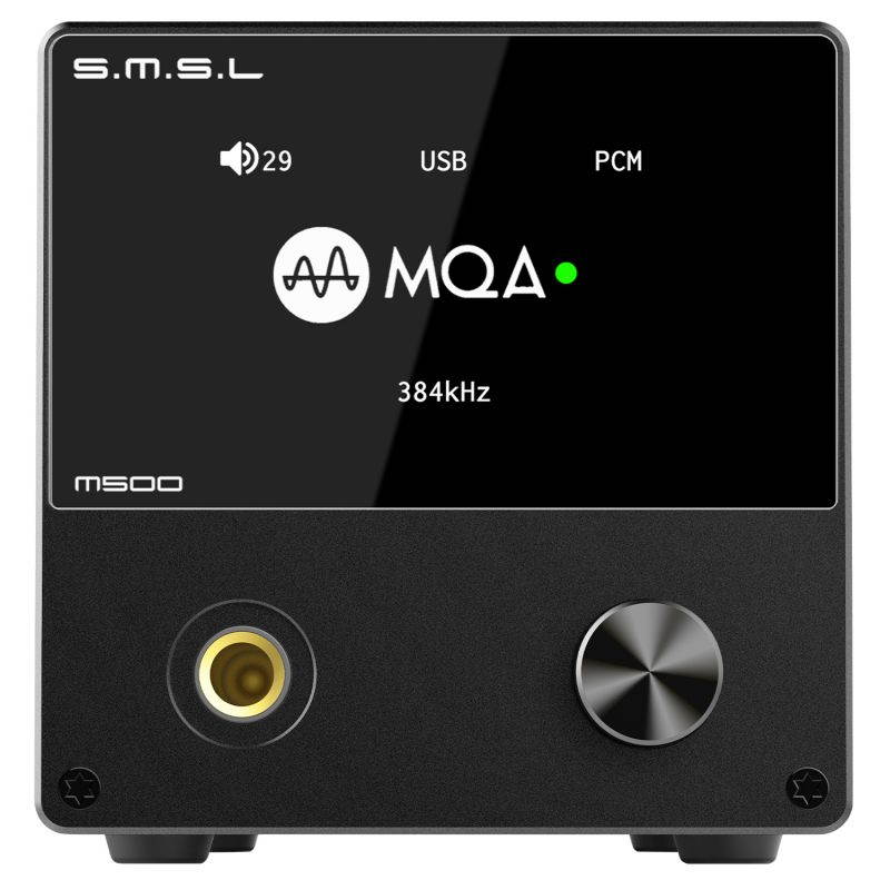 SMSL M500 MQA Decoder Headphone AMP ES9038PRO ES9311 XMOS XU-21632bit 768kHz DSD512 Hi-Res Audio DAC Headphone Amplifier