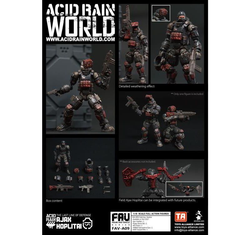 FAV-A09 Ajax Hoplitai 1:18 Scale | Acid Rain Fav Action figures