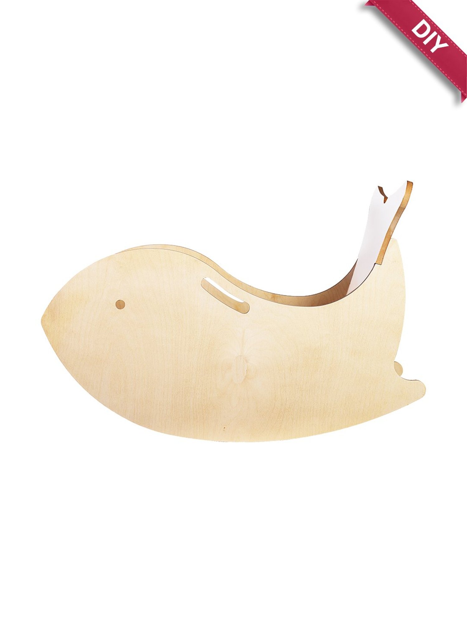 Kiddery Brown Montessori Inspired Whale Rocking Chair for Kids (Age 3-8 Years)