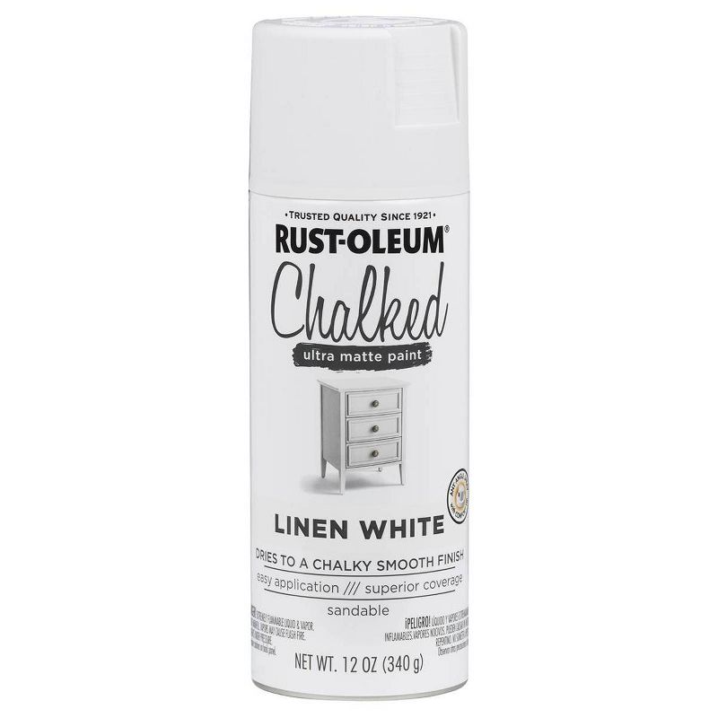Rust-Oleum 12oz Chalked Linen Spray Paint White