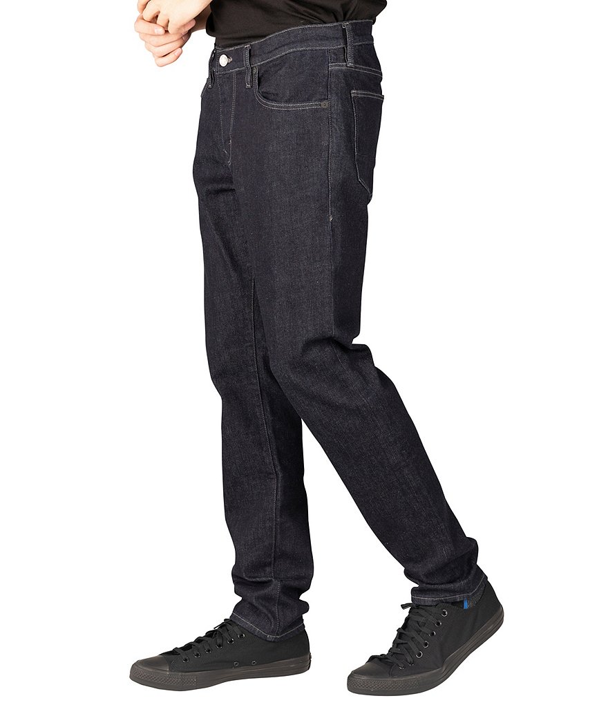 Silver Jeans Co. Kenaston Slim Fit Dark Wash Comfort Stretch Damaged Jeans