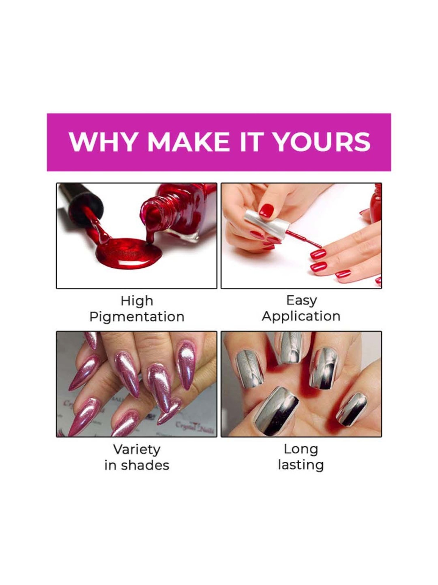 Matt Look Mirror Nail Chrome 04 Turquoise - 12 ml