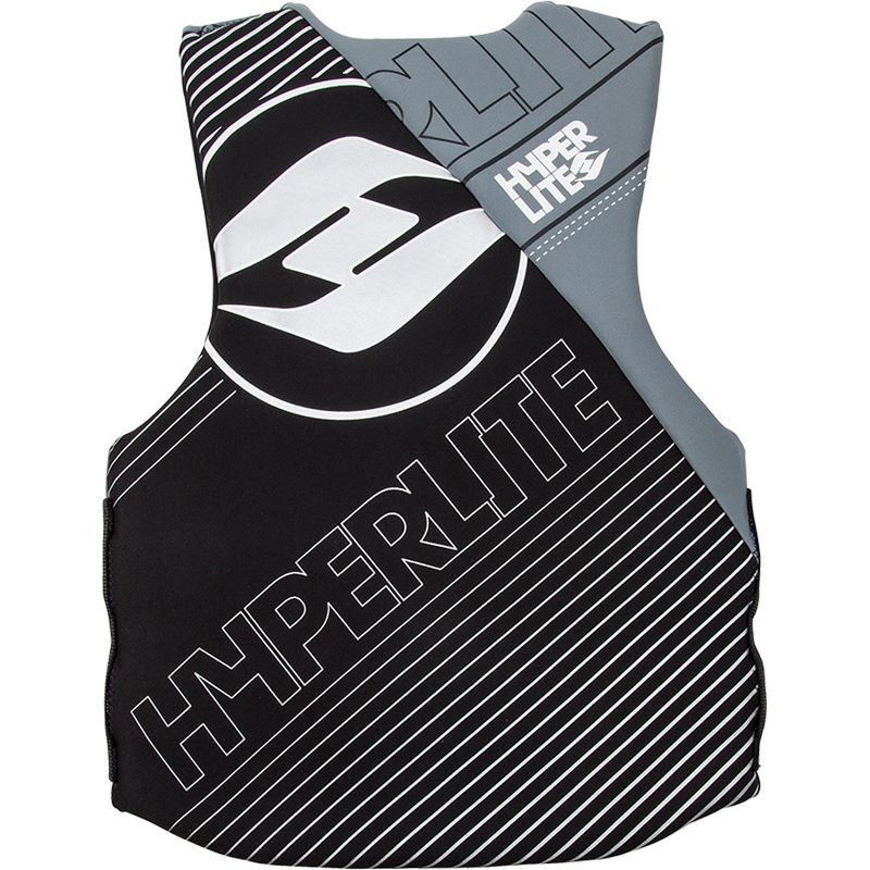 HO Hyperlite Mens Medium Indy Life Jacket Vest with Flex Zones, Gray
