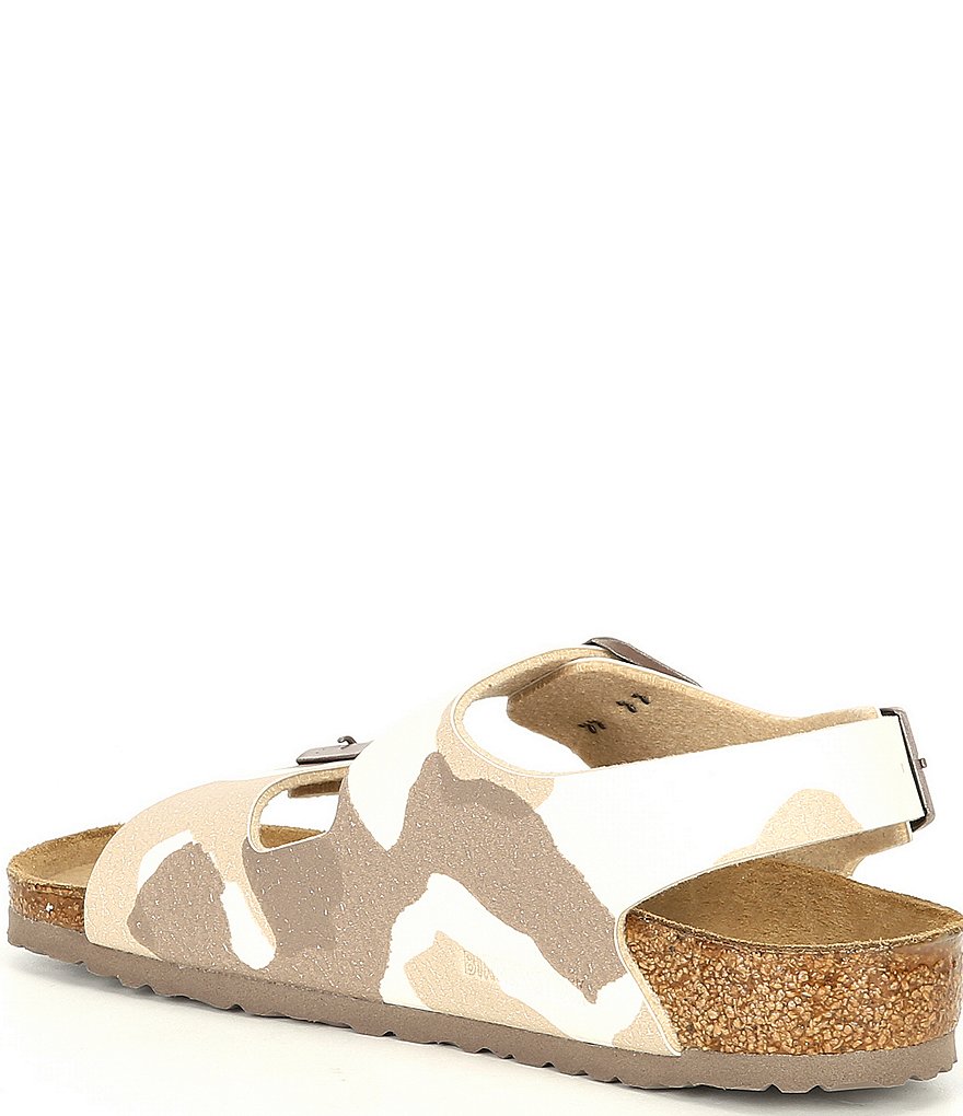 Birkenstock Kids' Milano Birko Flor&reg; Backstrap Camo Sandals (Youth)