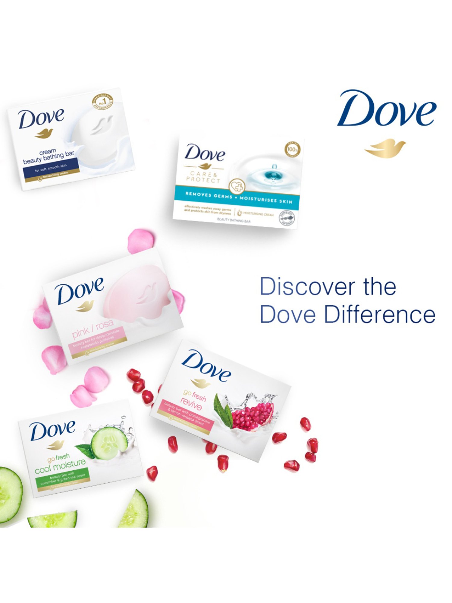 Dove Care & Protect Bar - Pack of 4
