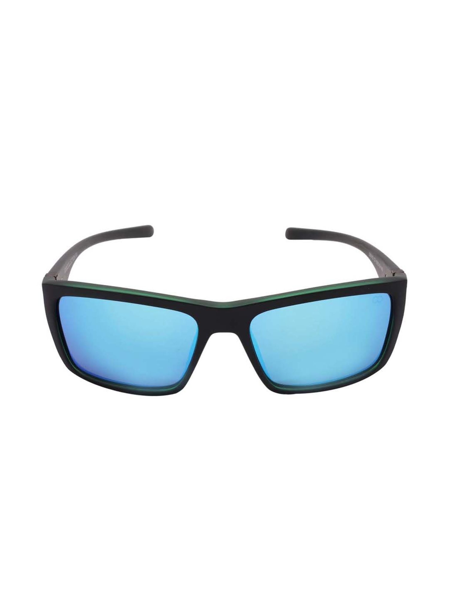 Gio Collection G0018C02 Blue Rectangular Sunglasses