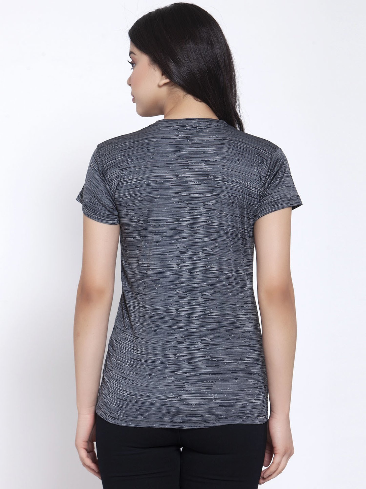 Cukoo Grey Printed T-Shirt