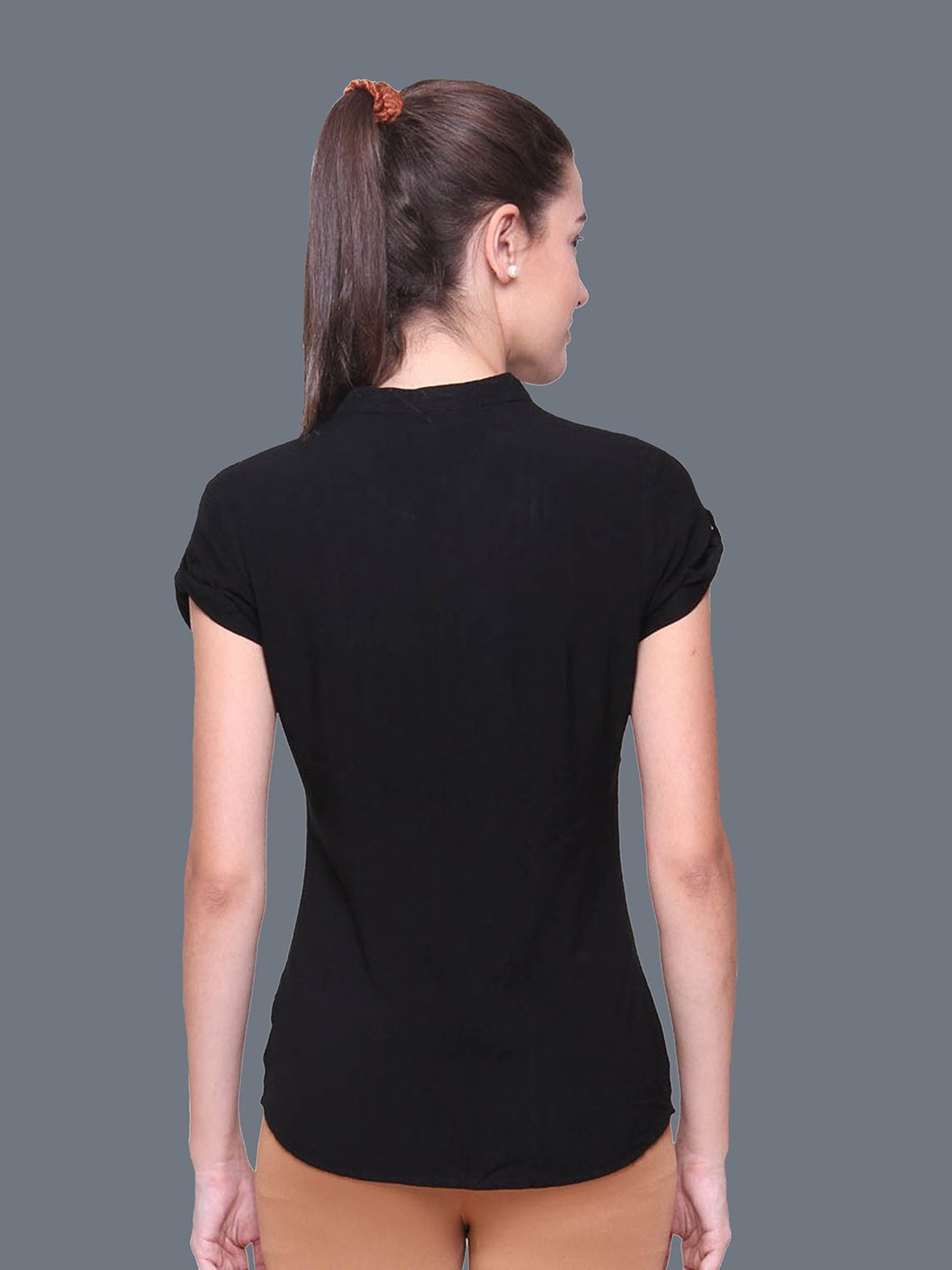 Identiti Black Regular Fit Shirt