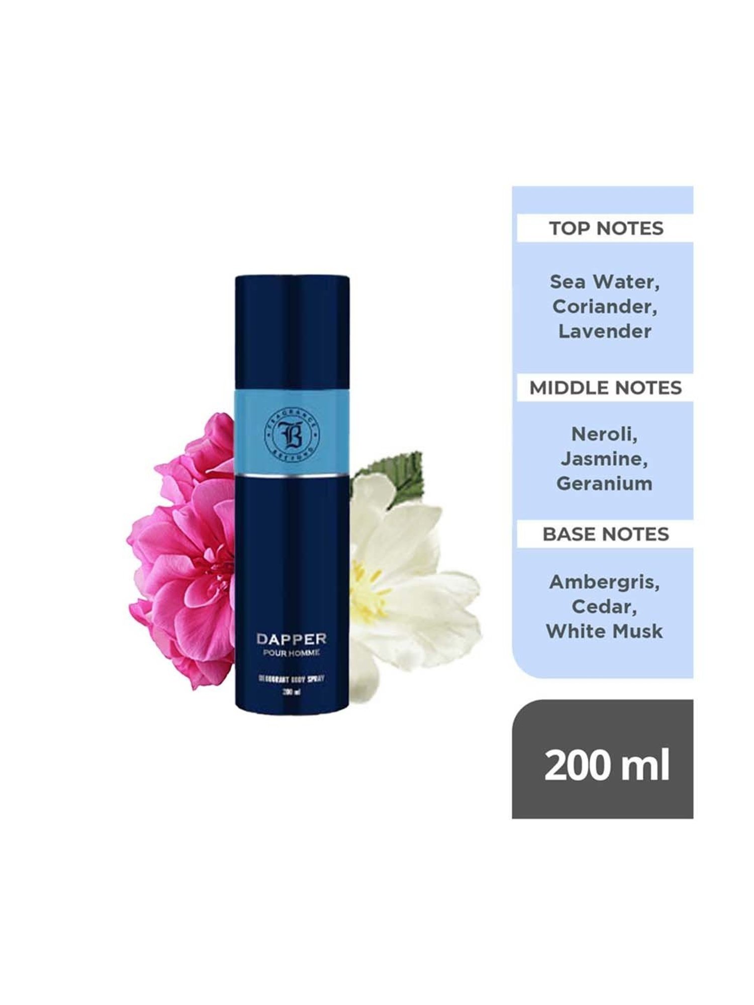 Fragrance & Beyond Dapper and Dazzle Deodorant Body Spray for Unisex Pack of 2