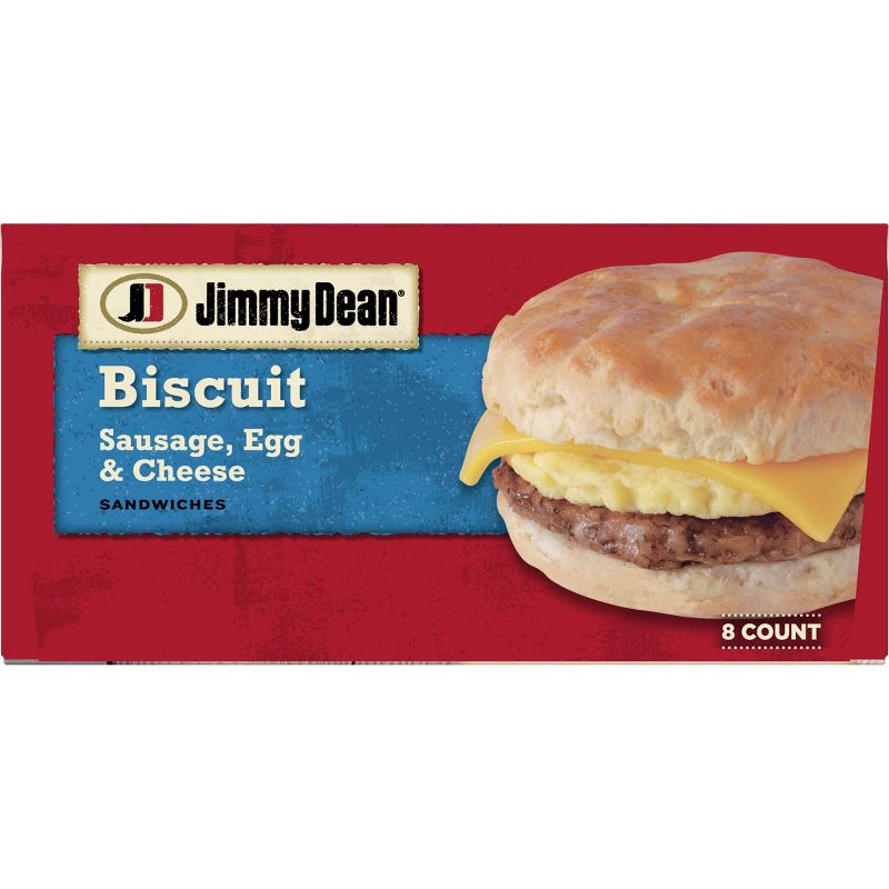 Jimmy Dean Frozen Sausage Egg & Cheese Biscuit - 8ct/36oz
