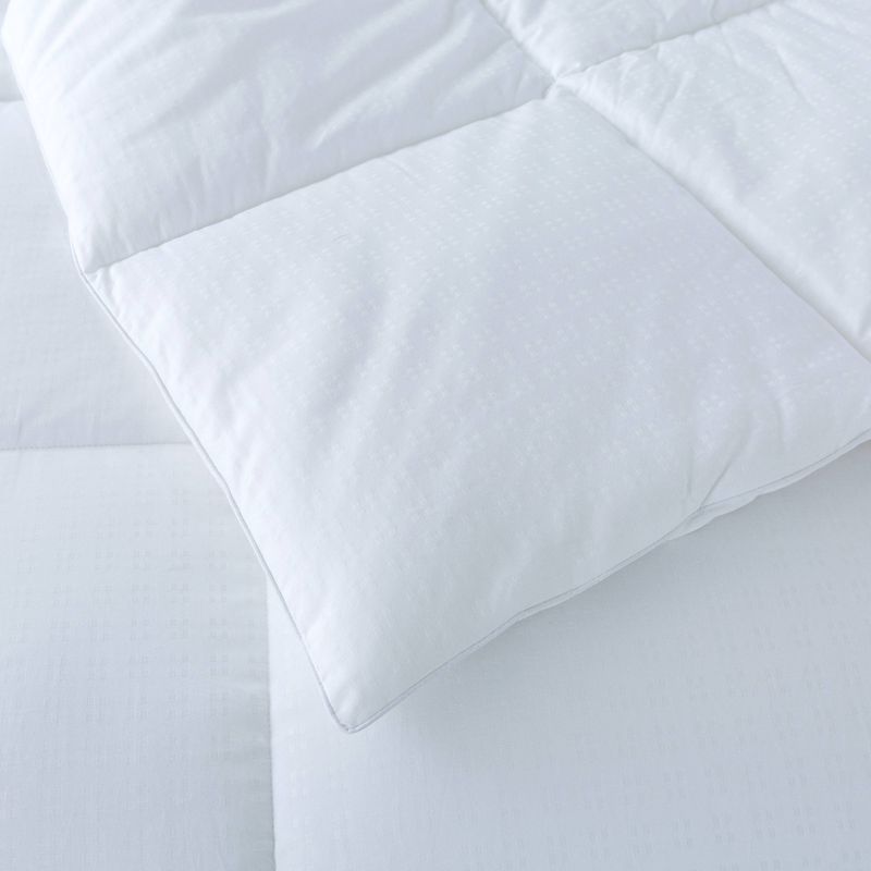 King 400 Thread Count Charcoal Infused Down Alternative Comforter White - St. James Home