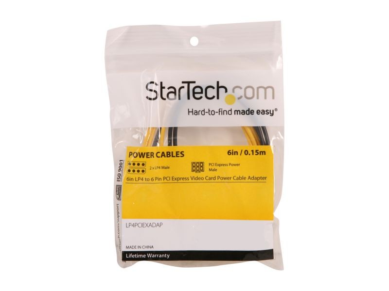StarTech.com PCIEX68ADAP 6.1 in. PCI Express 6 pin to 8 pin Power Adapter Cable