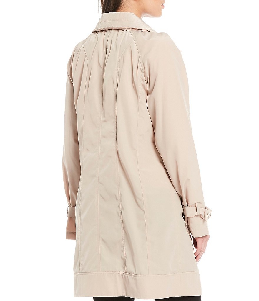 Joules Golightly Gold Bee Print Waterproof Packaway Hooded Rain Jacket