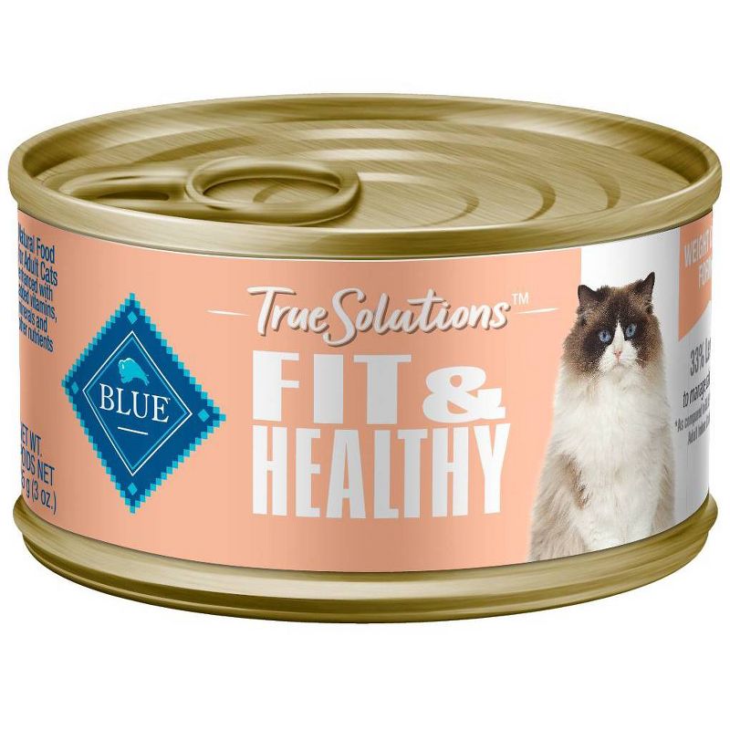 Blue Buffalo True Solutions Fit & Healthy Weight Control Chicken Flavor Premium Wet Cat Food - 3oz