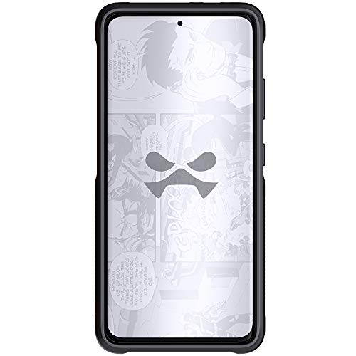 Ghostek Atomic Slim Designed for Galaxy S21 Ultra Case with Protective Metal Bumper Made of Super Tough Lightweight Military Grade Aluminum Alloy for 2021 Galaxy S21 Ultra 5G (6.8 Inch) (Phantom Red)