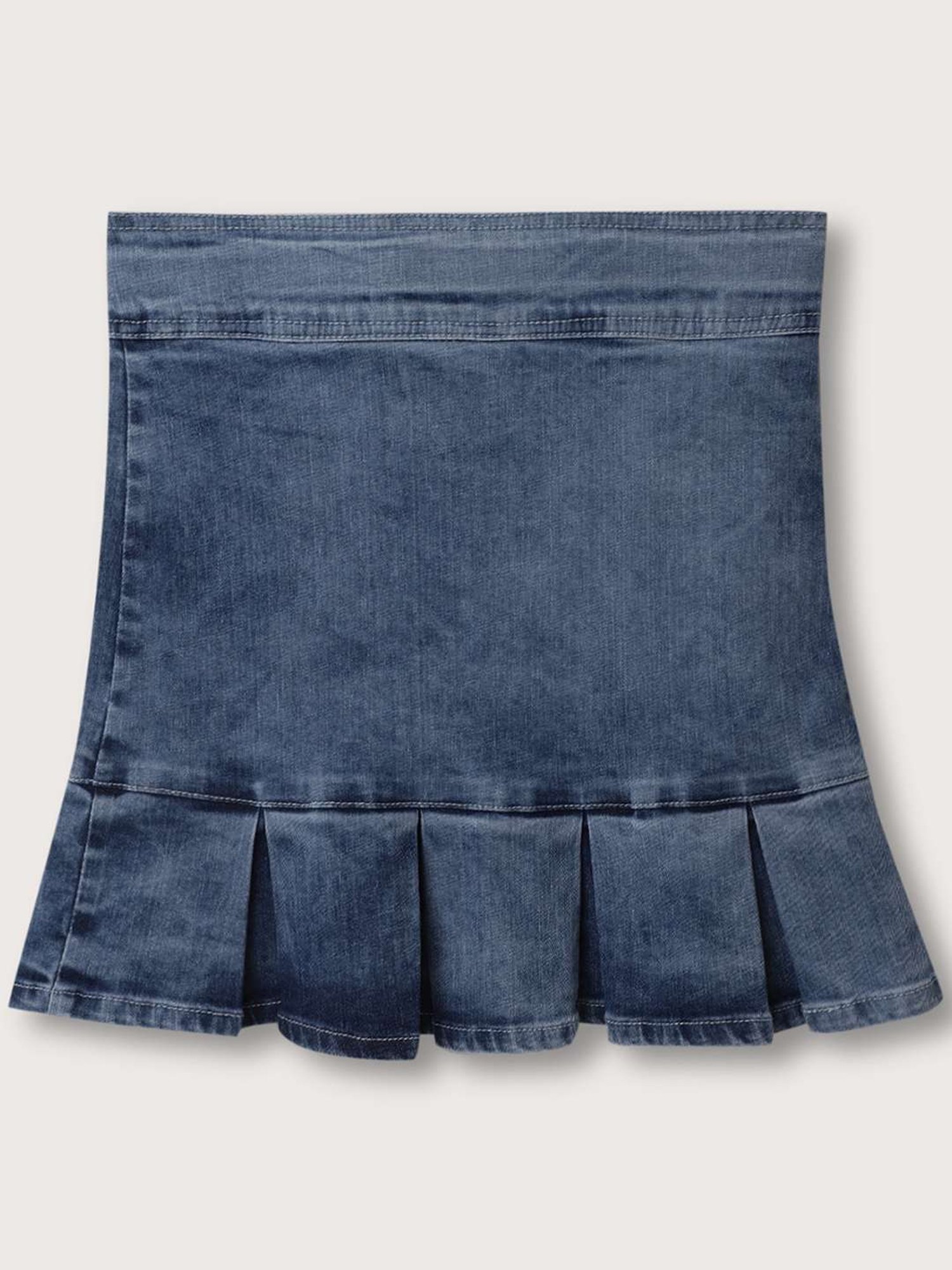MINIKLUB Kids Blue Cotton Embellished Skirt