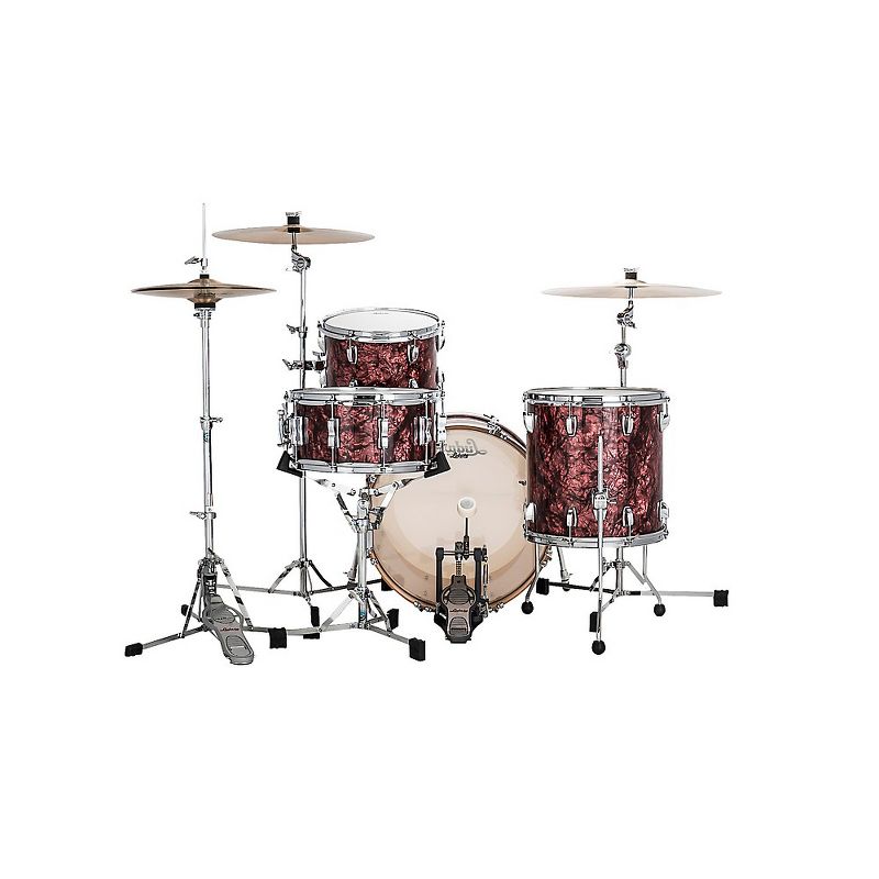 Ludwig Classic Maple 3 Piece Downbeat Shell Pack with 20 in. Bass Drum Burgundy Pearl