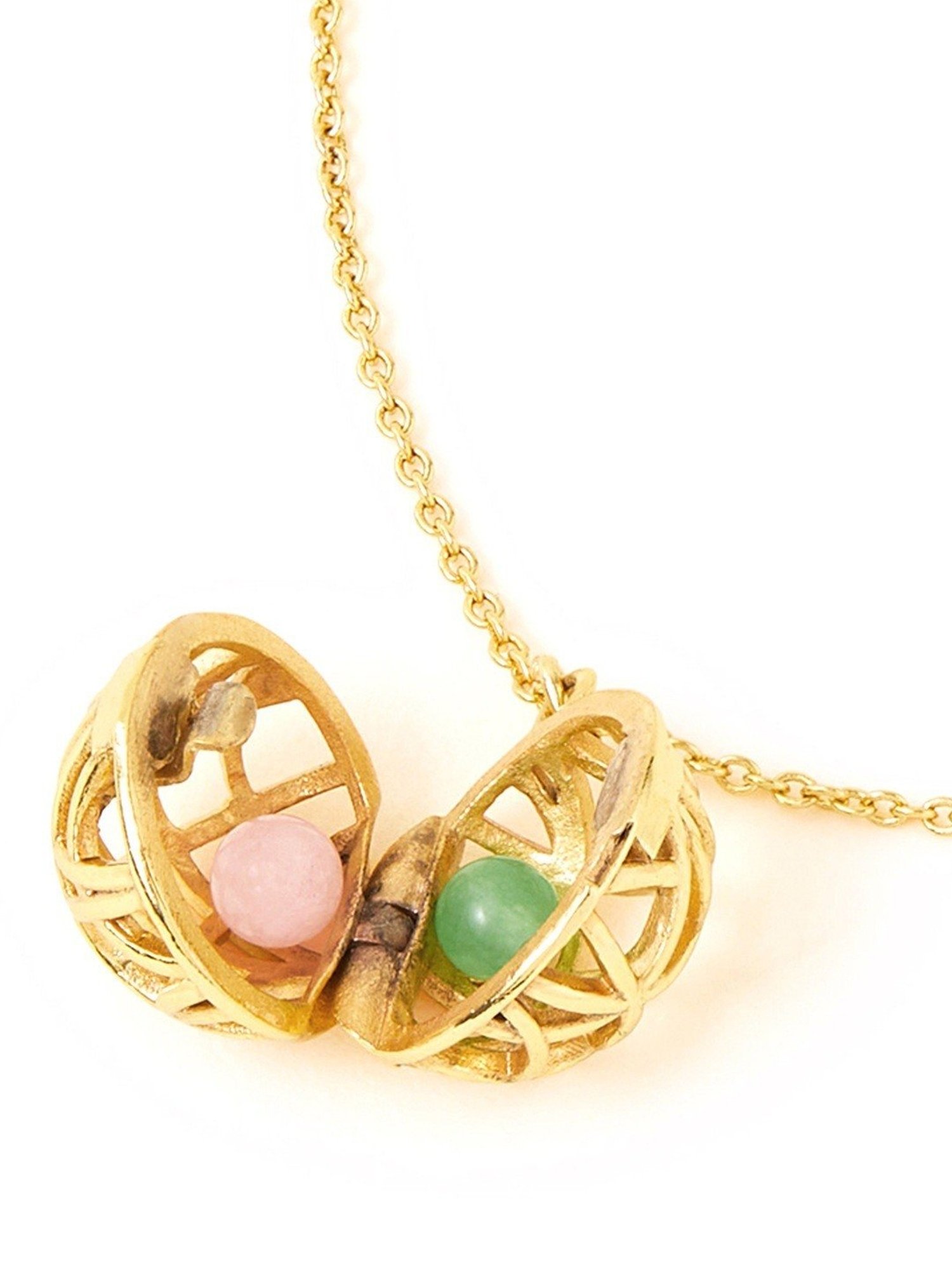 Accessorize London Real Gold-Plated Semi-precious Stone Necklace