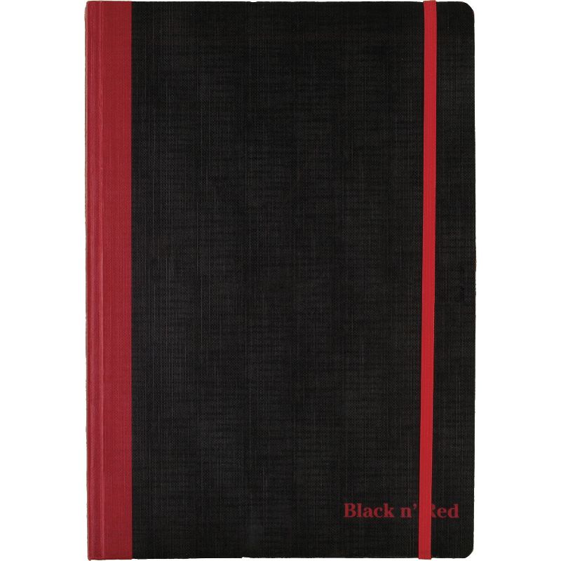 Black N' Red Notebook Case Bound 7-1/4"Wx1/2"Lx10"H Black/Red 400110479