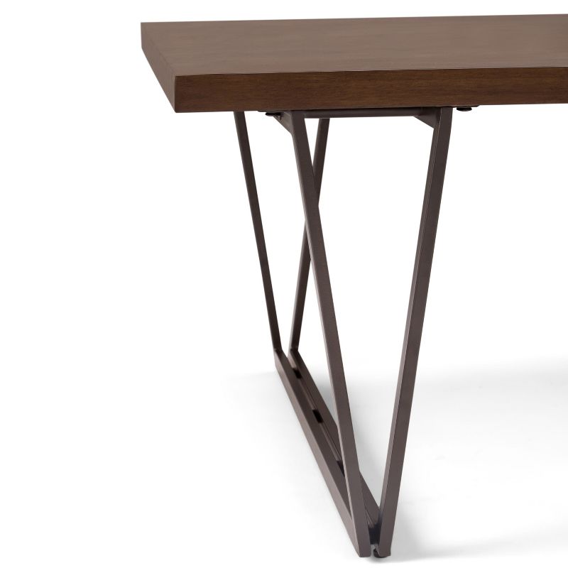 50" Travis Solid Wood Coffee Table Natural Aged Brown - WyndenHall