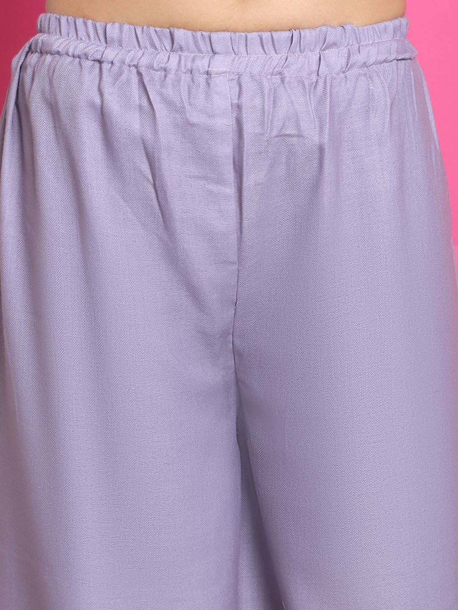 Stylee LIFESTYLE Lavender Printed Unstitched Dress Material