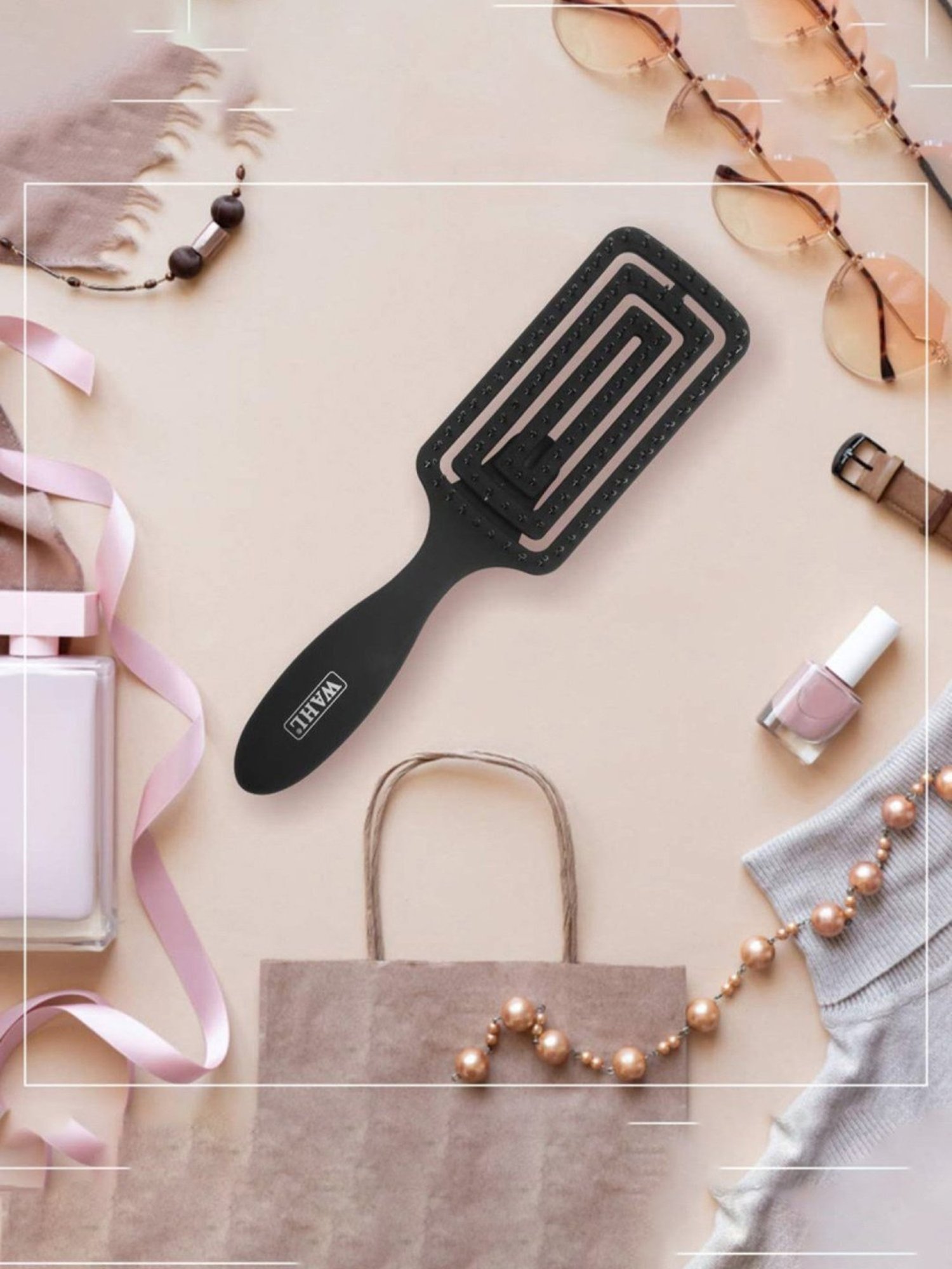 Wahl Flexi Vent Hair Brush (Black)