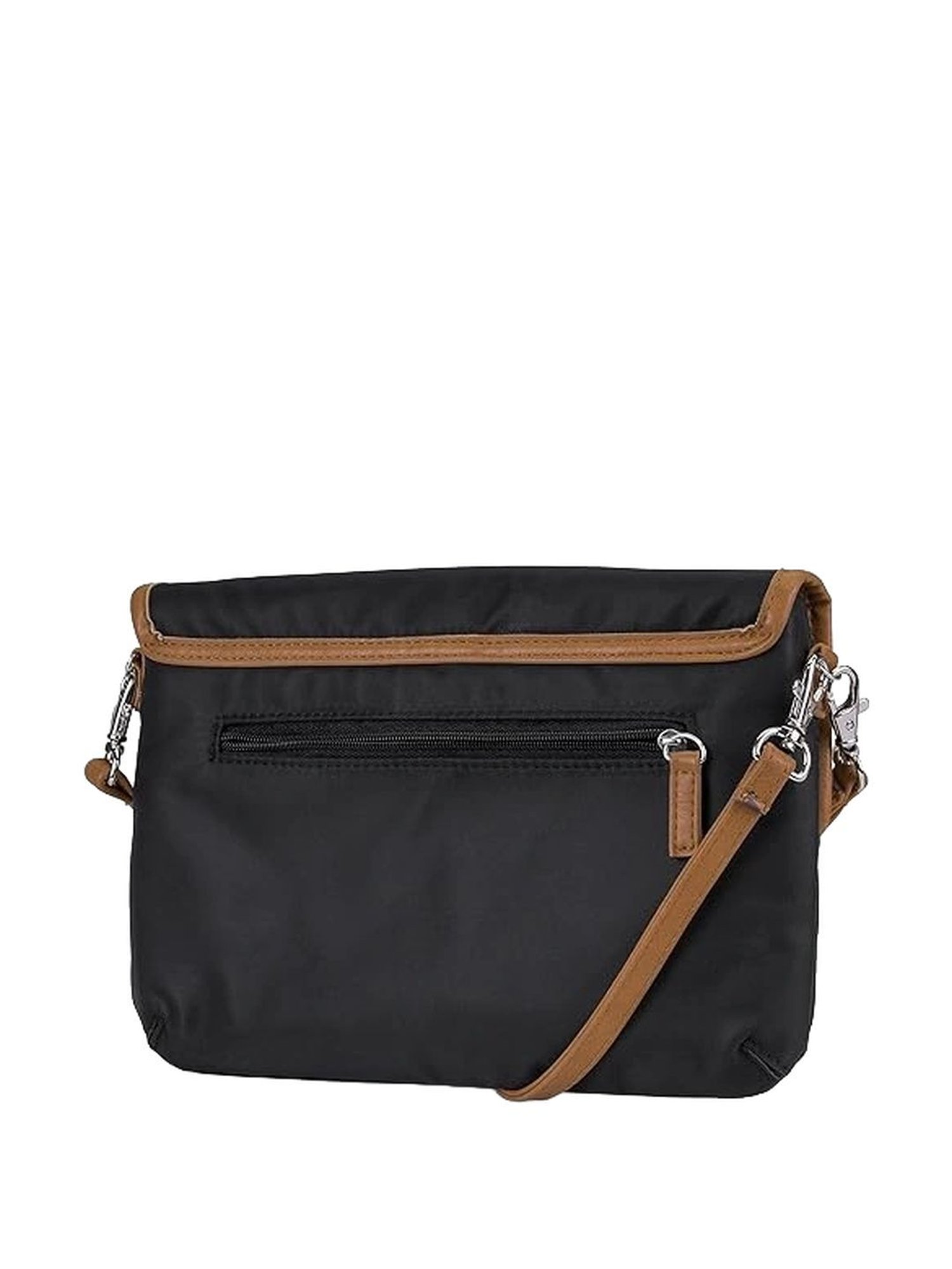 Nautica Black Solid Medium Sling Handbag