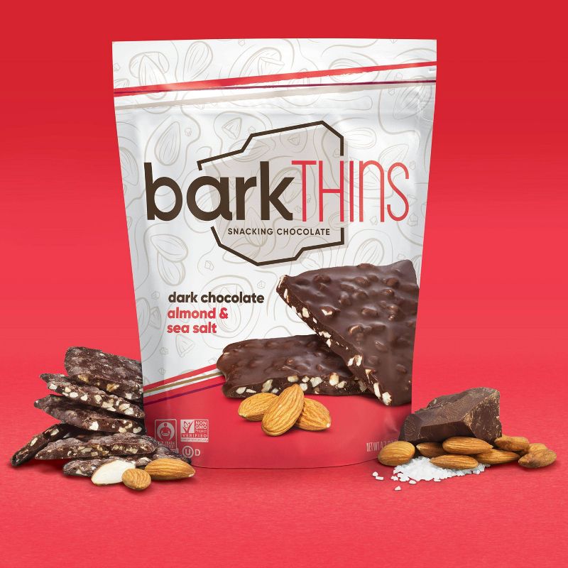 barkTHINS Almond with Sea Salt Dark Chocolate - 4.7oz