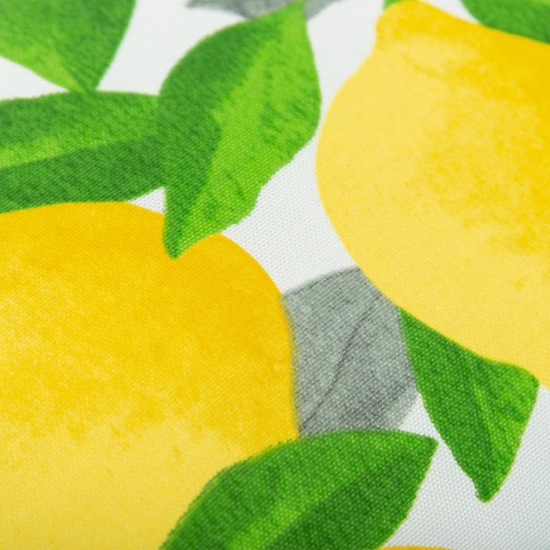 22"x22" Oversize Poly-Filled Lemons Indoor/Outdoor Square Throw Pillow Yellow - Rizzy Home