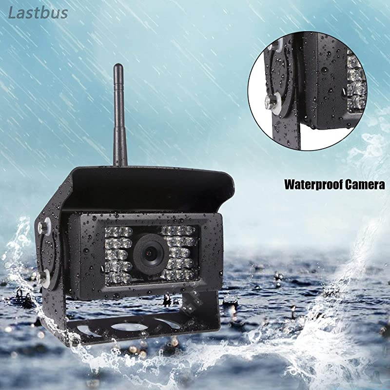 Wireless Backup Camera  Night Vision Wide View Angle Waterproof WiFi Rear View Camera for iPhone iPad Android Phone Tablet