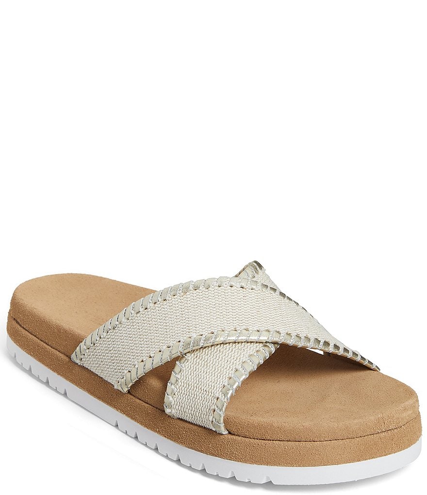 Jack Rogers Lexi Criss-Cross Slide-On Sandals