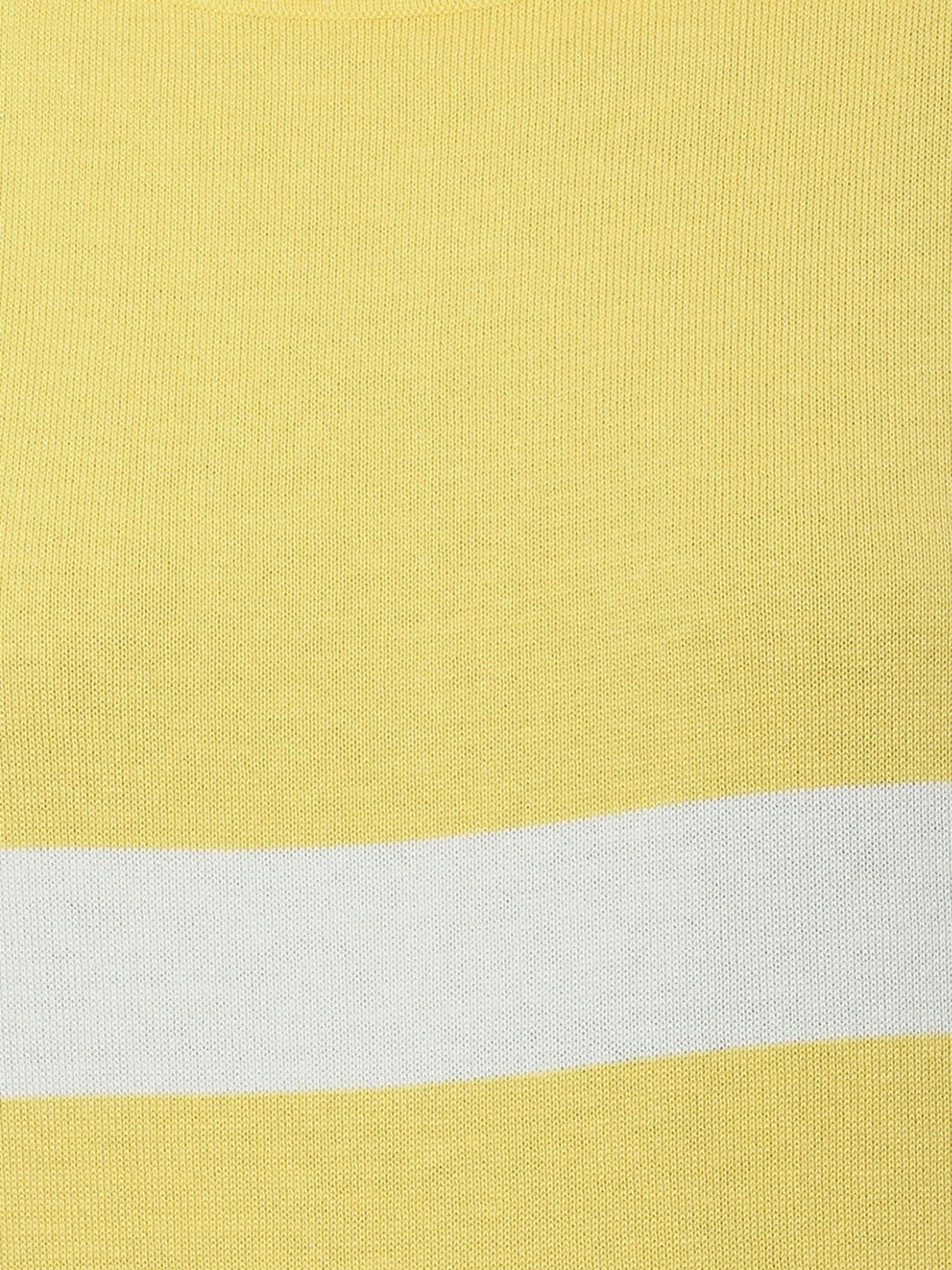 Van Heusen Yellow Round Neck Sweater