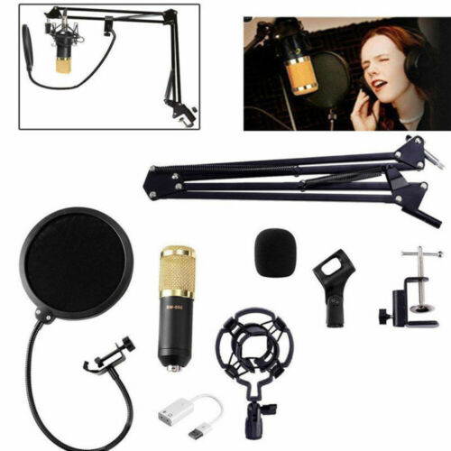 BM-800 Professional Broadcasting Studio Recording Condenser Microphone Mic Kit