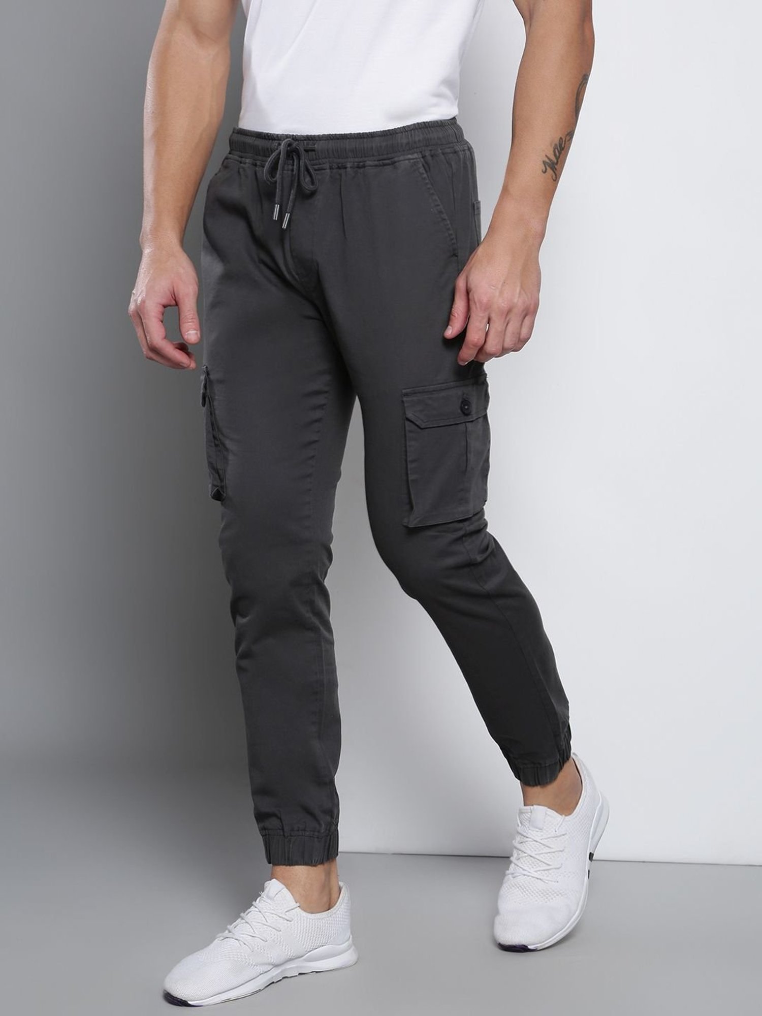 Dennis Lingo Charcoal Grey  Slim Fit Joggers