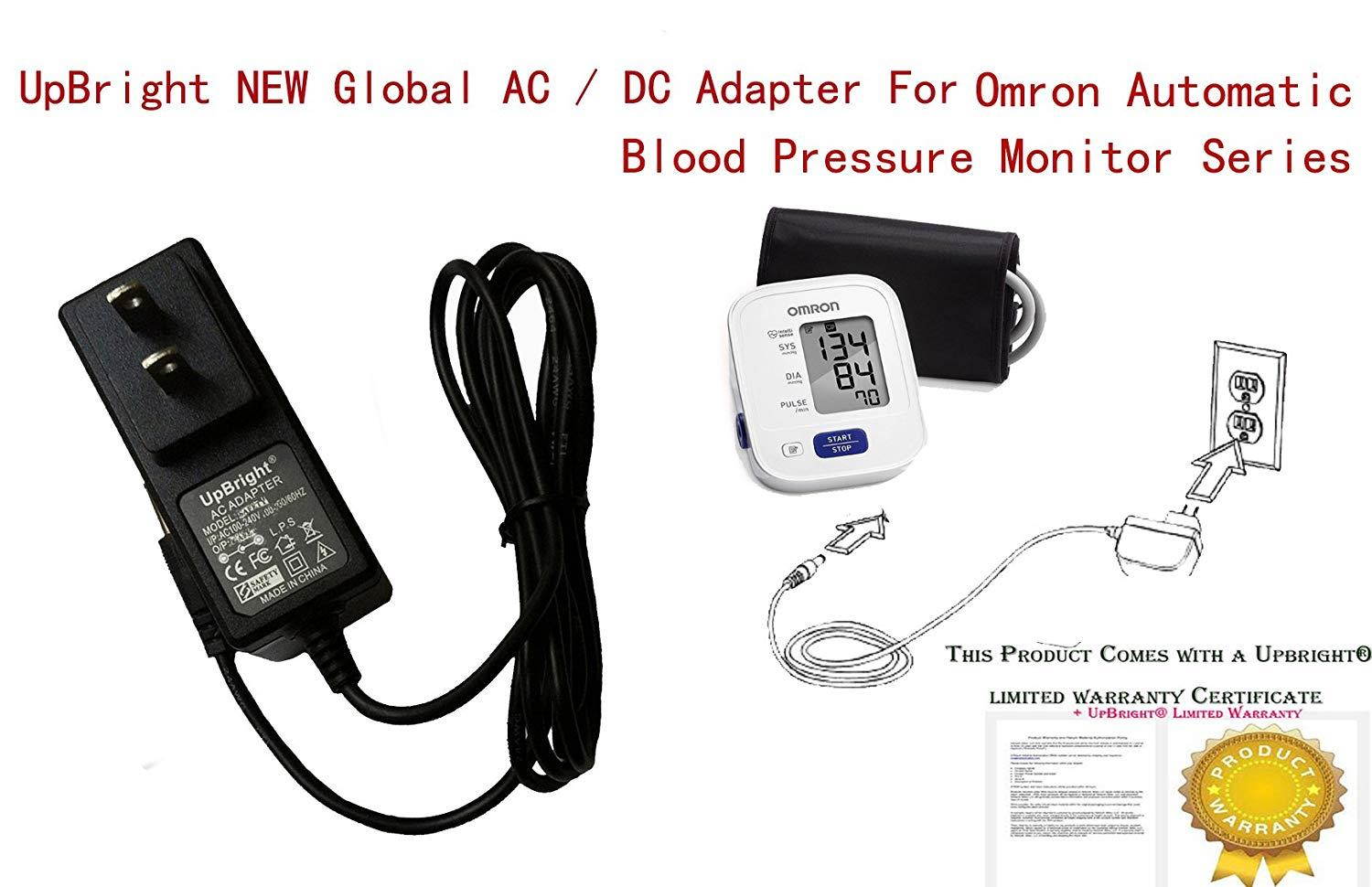 UpBright NEW AC / DC Adapter For OMRON 60120HW5SW HEM-ADPTW5 HEM-705 HEM-775 HEM-7052 HEM-ADPT1 HEM-ADPT2 Delphi 41-6-1000D Radio 6VDC Sony World Voltage Type AC-E60L AC-E60M Power Supply Charger