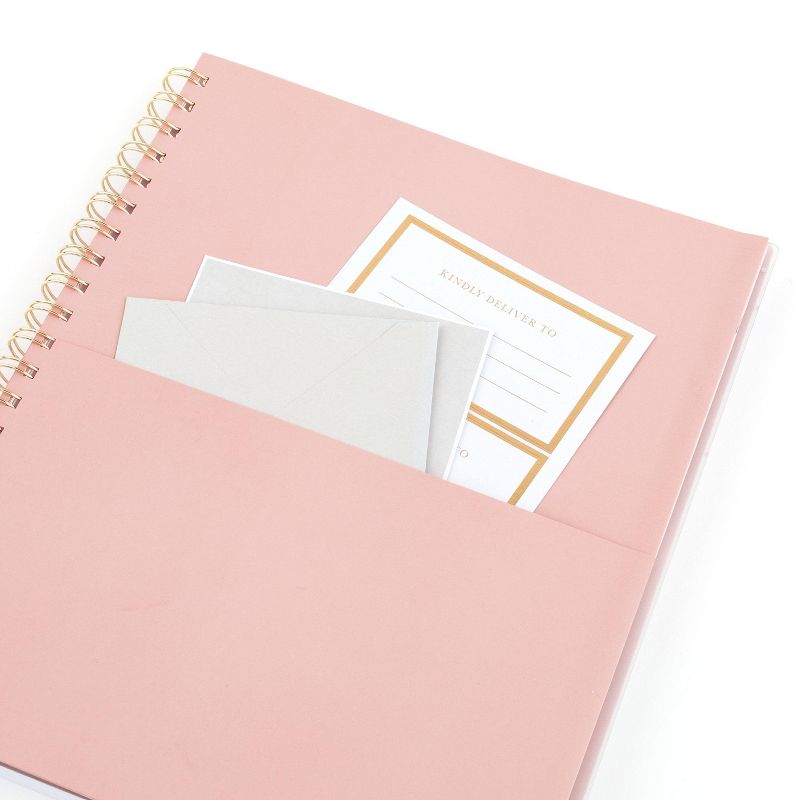 2021-22 Academic Planner 8.5" x 11" Frosted Plastic Wirebound Weekly/Monthly Pink -  - Sugar Paper™