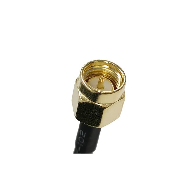 10FT Black SMA Male to Female WiFi Antenna Connector Extension CableRG1743MP