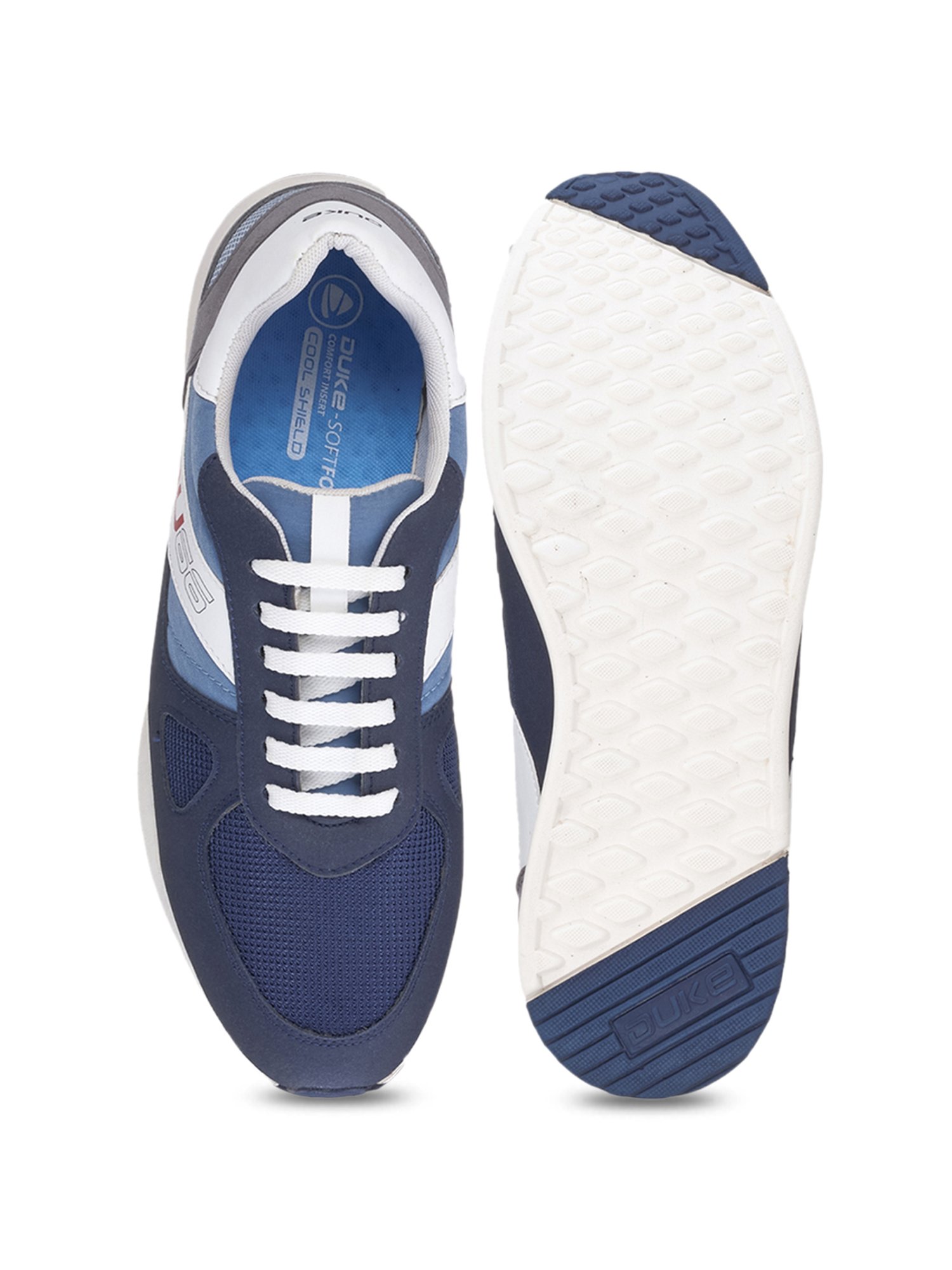 Duke Men's Navy Casual Sneakers