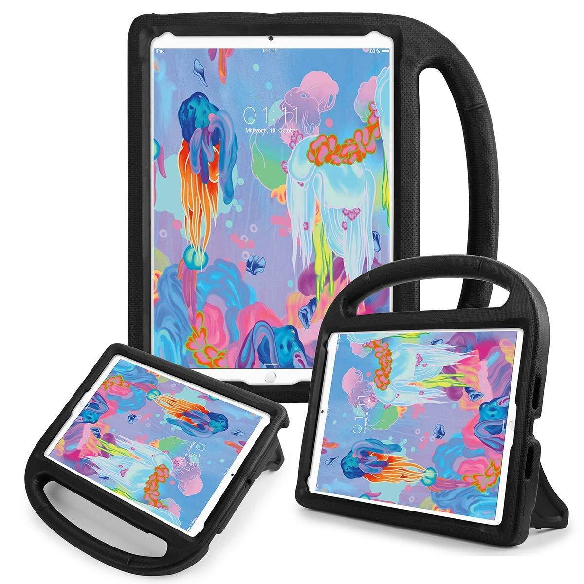 AICase Kids Portable Light Weight Shock Proof Impact Resistant Bumper Friendly Protective Cover with Kickstand for iPad 9.7"/ iPad Pro 9.7 / iPad Air 2 / iPad Air