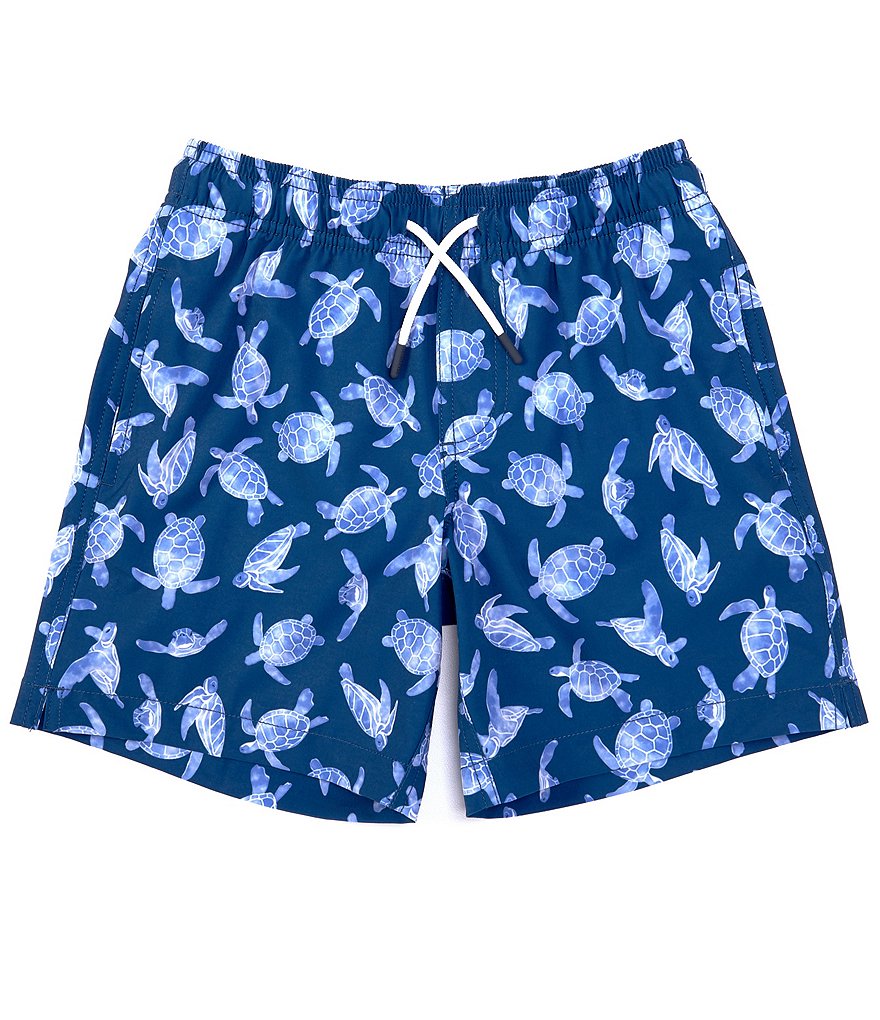 Southern Tide Little/Big Boys 4-16 Sea Turtles Swim Trunks