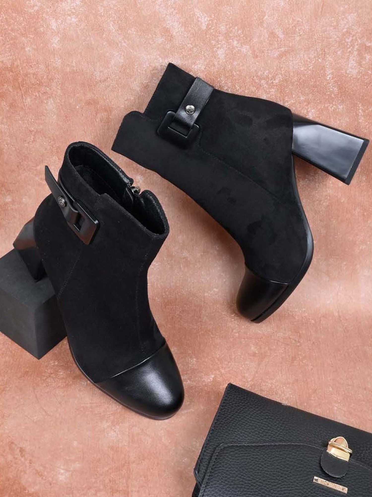 Ronnie Grey Women's Black Casual Boots